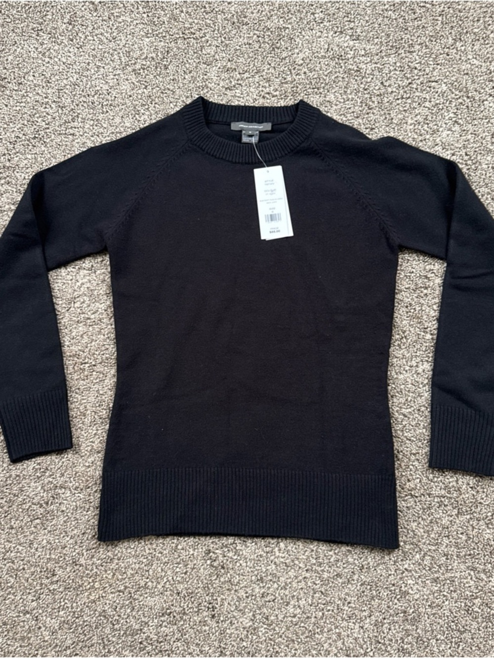 French Connection Women’s Small NWT Retails $88 Crewneck Sweater - Black
